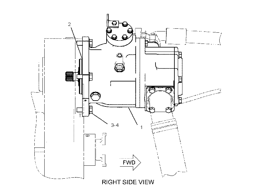 PUMP & MTG GP-IMPLEMENT 2283174 CAT