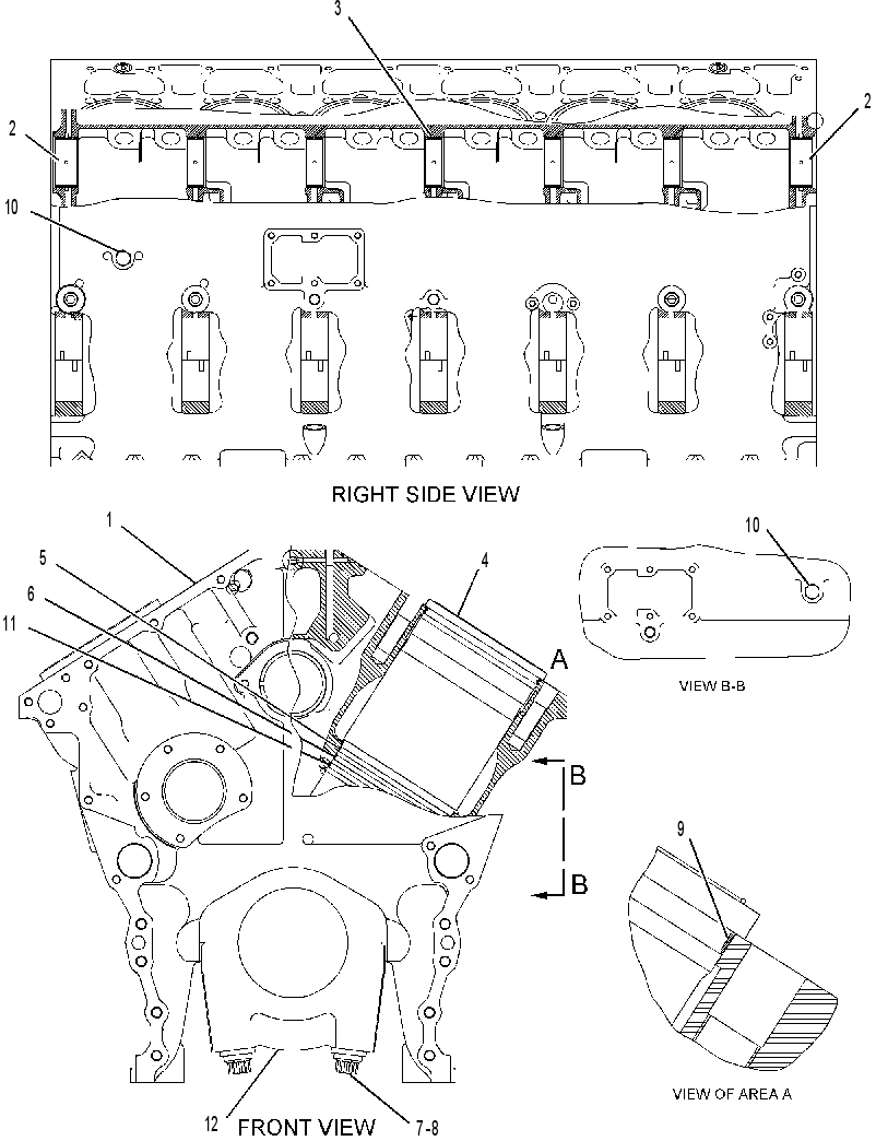 Блок цилиндров в сборе 2615700 CAT