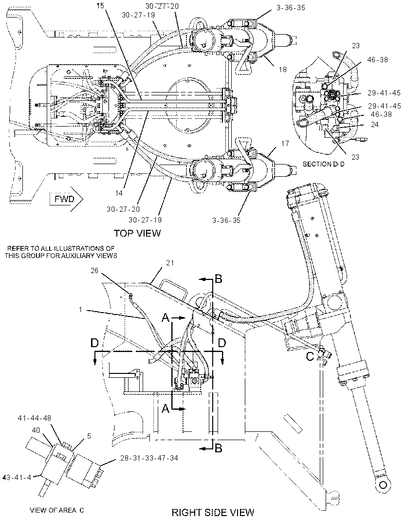 CYLINDER & LINES GP-LIFT 2195107 CAT