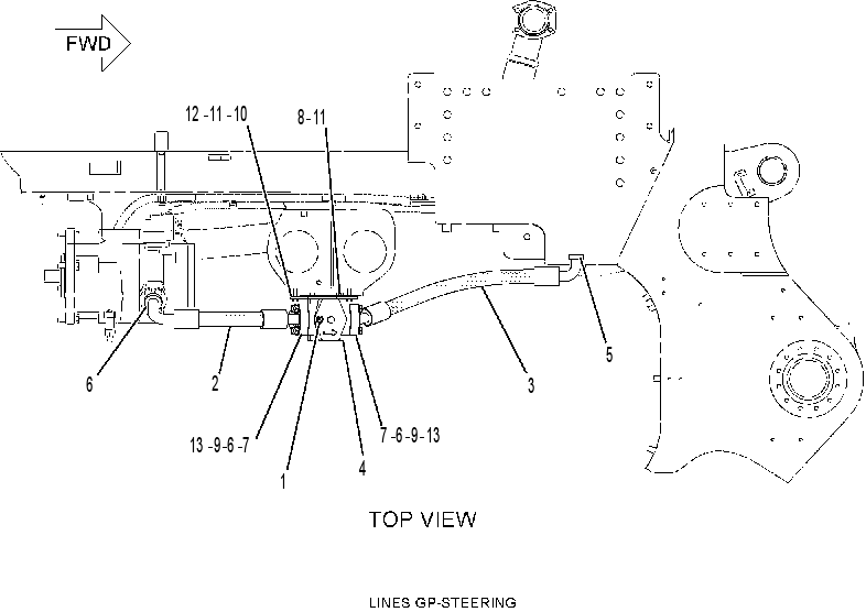 FILTER & LINES GP-HYDRAULIC 2Q8162 CAT