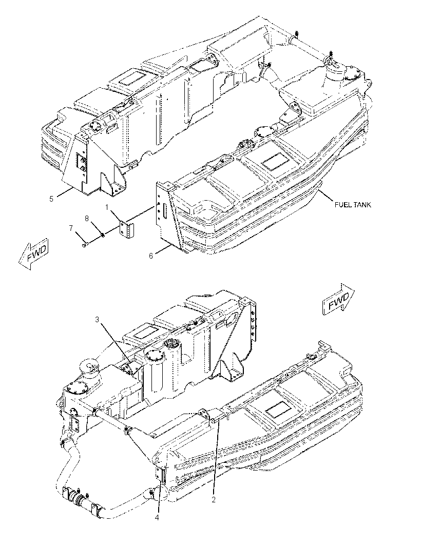SUPPORT GP-FUEL TANK 2367757 CAT