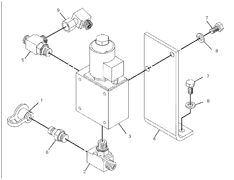 VALVE & MTG GP-HYDRAULIC FAN 1909965 CAT