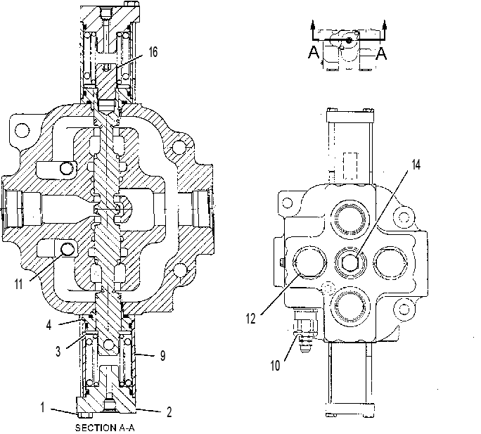 VALVE GP-ELEVATOR CONTROL 2T2176 CAT