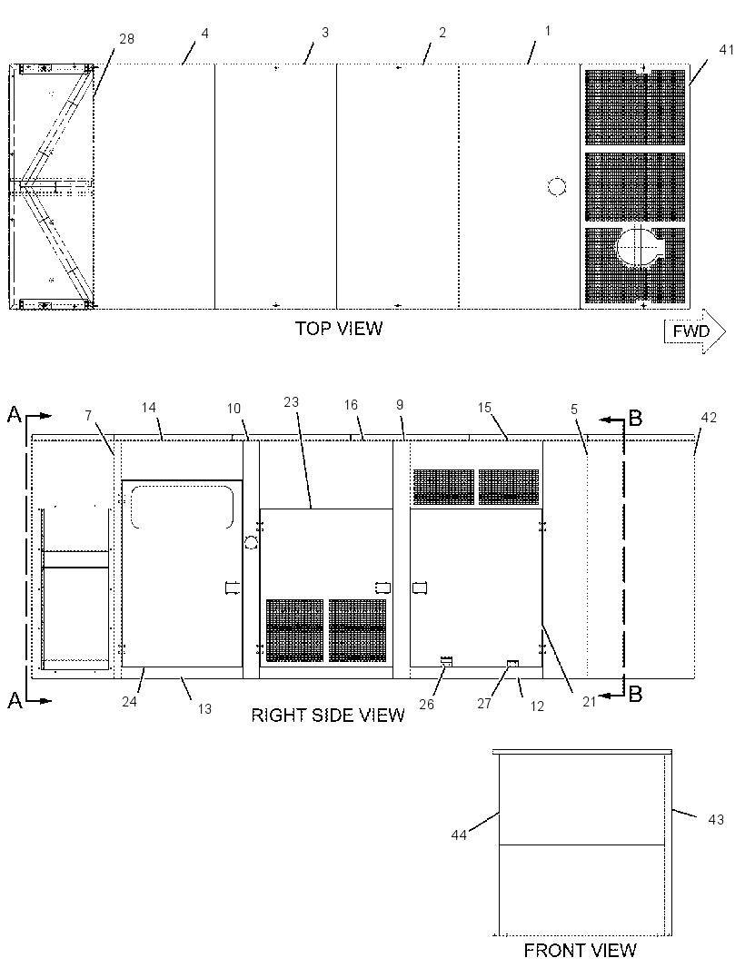 ENCLOSURE GP-GENSET 2423062 CAT