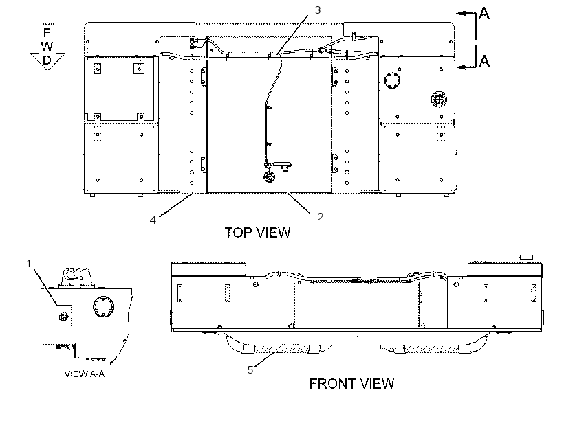 TANK & BUMPER AR-FUEL 2505823 CAT
