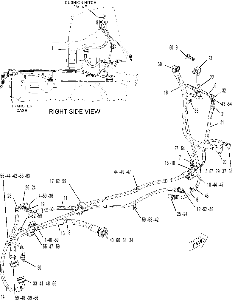 LINES GP-CUSHION-HITCH 2343663 CAT