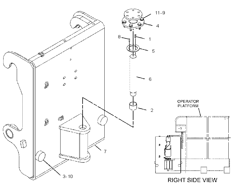 MOUNTING GP-ACCESS PLATFORM 2395733 CAT