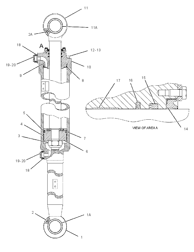 CYLINDER GP-RIPPER TIP 4Z6388 CAT