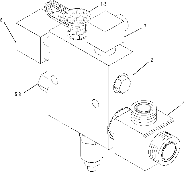 VALVE & MTG GP-PILOT RELIEF 2528740 CAT