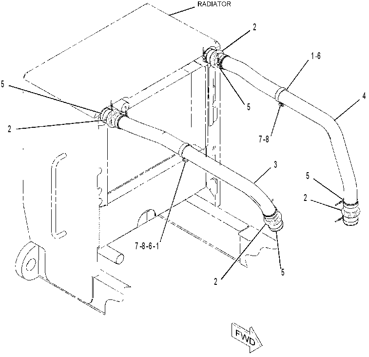 LINES GP-AFTERCOOLER AIR 1750418 CAT
