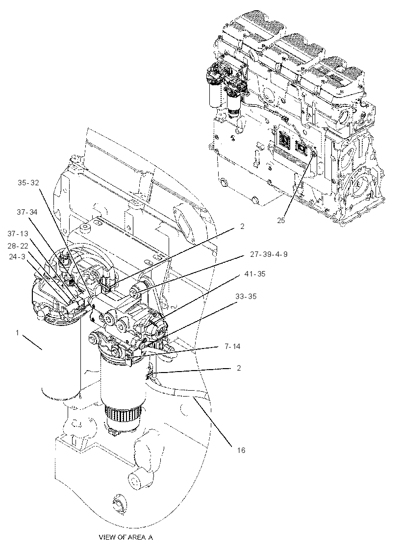 FILTER & MTG GP-FUEL 2431548 CAT