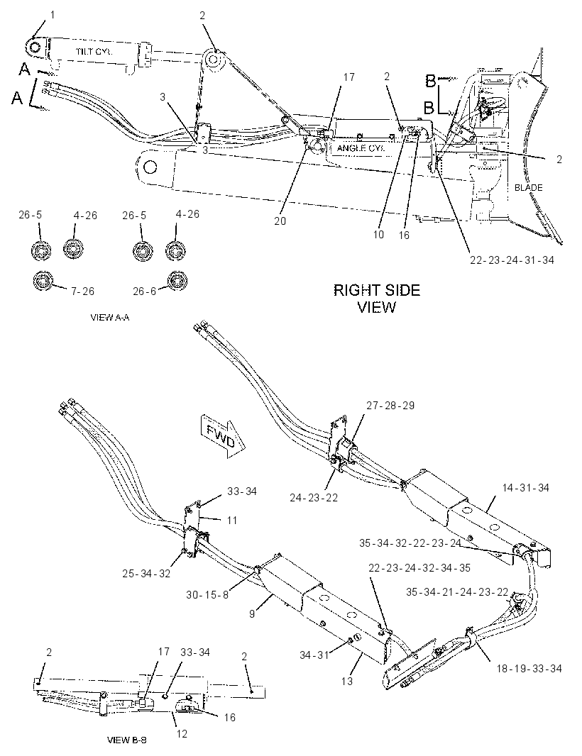 LINES GP-ANGLE & TILT 1879050 CAT