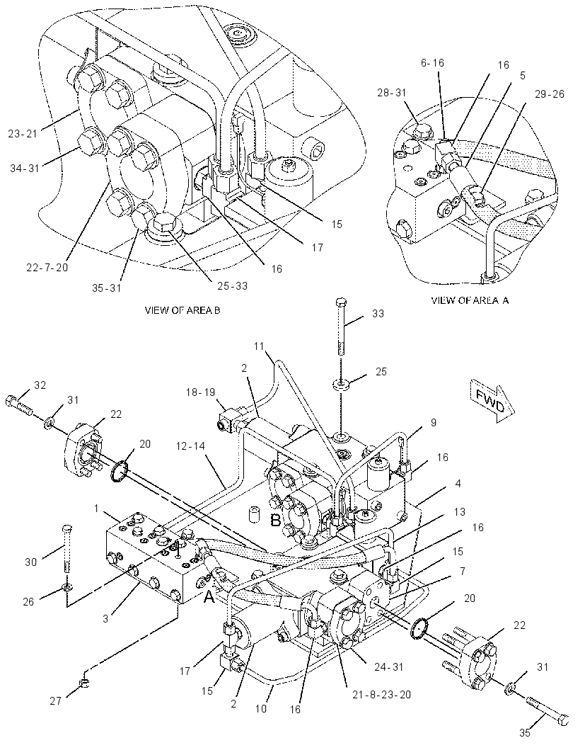 VALVE & MTG GP-DIVERTER 2524625 CAT