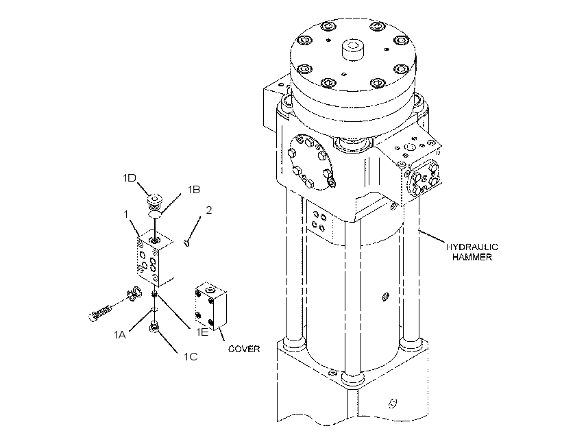 KIT-HYDRAULIC HAMMER 2374832 CAT