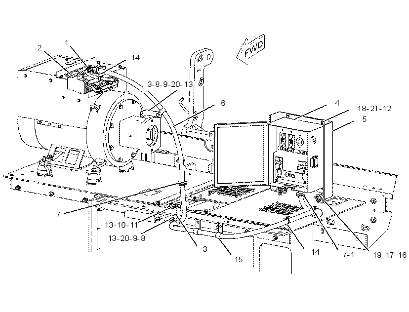 WIRING GP-HYDRAULIC GENERATOR 2326366 CAT