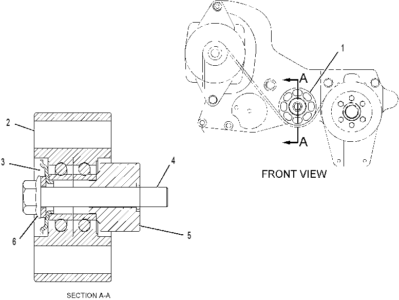 IDLER GP-BELT 1206661 CAT