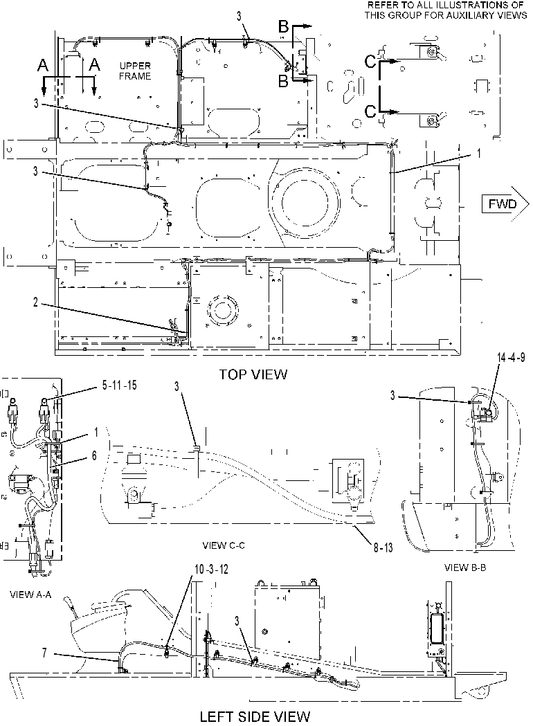 WIRING GP-AUXILIARY CONTROL 2130603 CAT