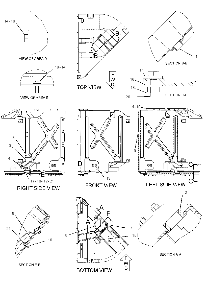 SHROUD GP-RADIATOR 1853941 CAT