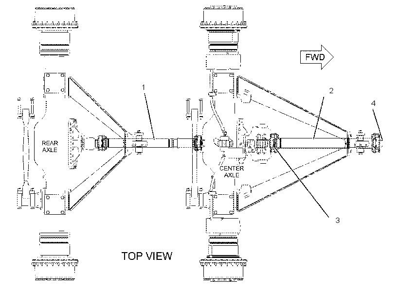 SHAFT GP-REAR DRIVE 1872675 CAT