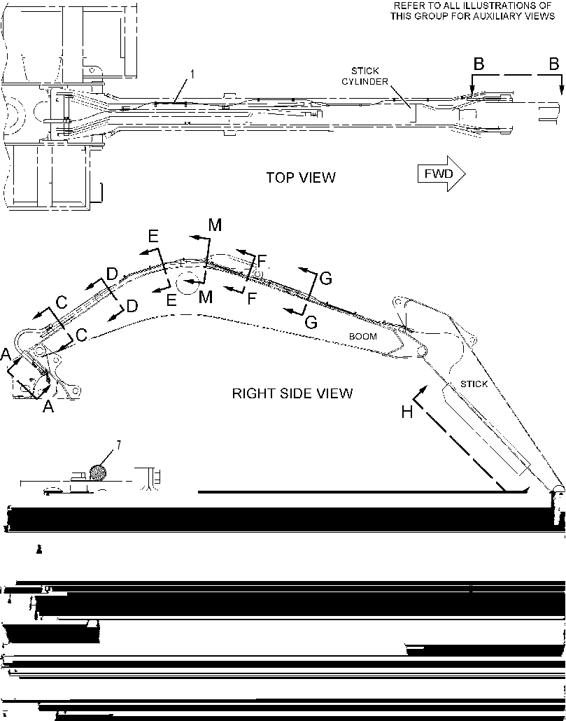 WIRING GP-BOOM 1974267 CAT