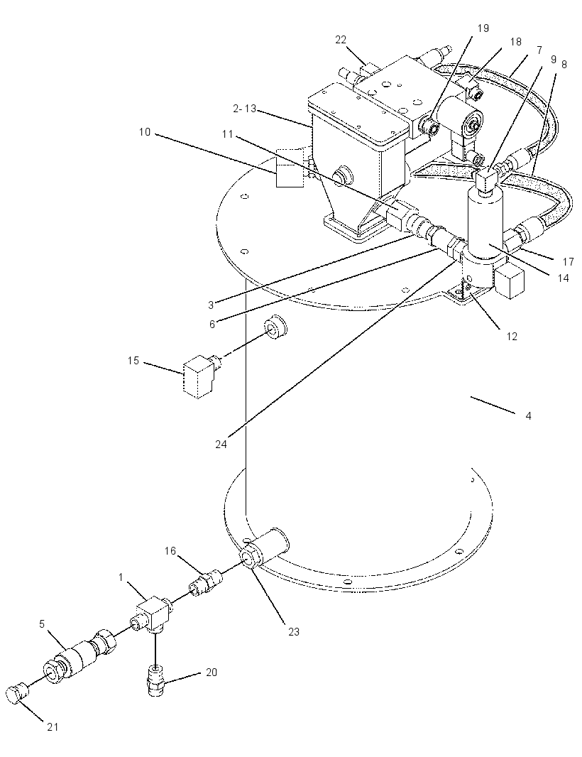 TANK GP-GREASE 2441356 CAT