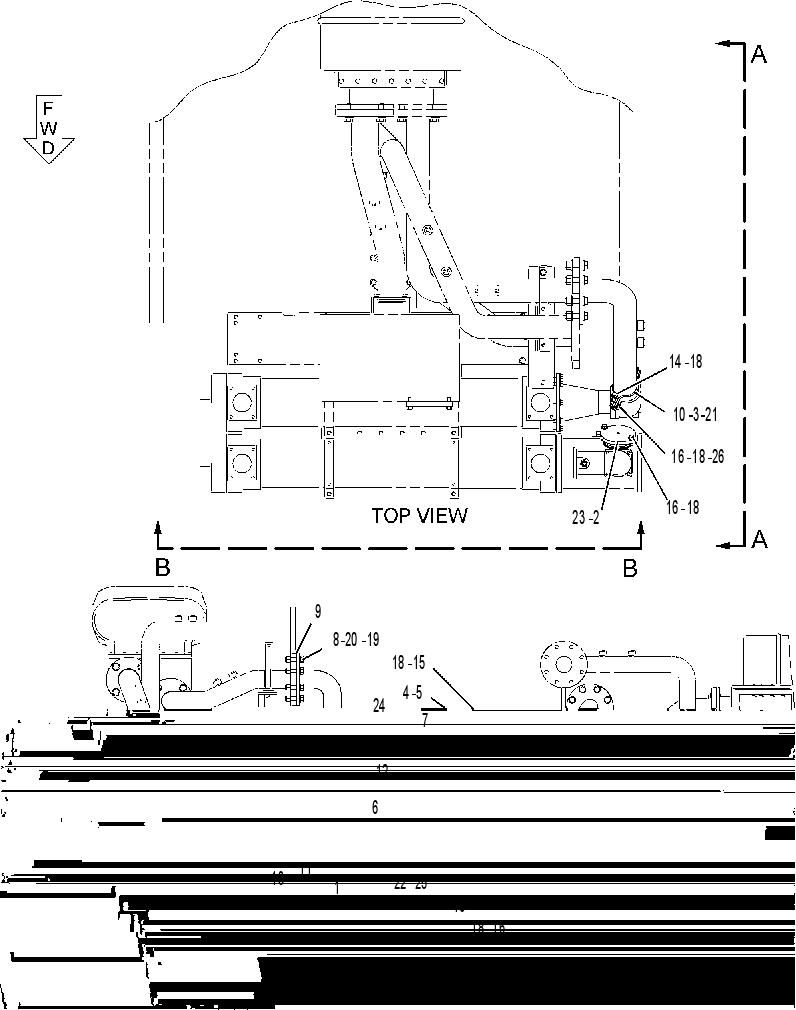 Трубопроводы водяные 1269360 CAT