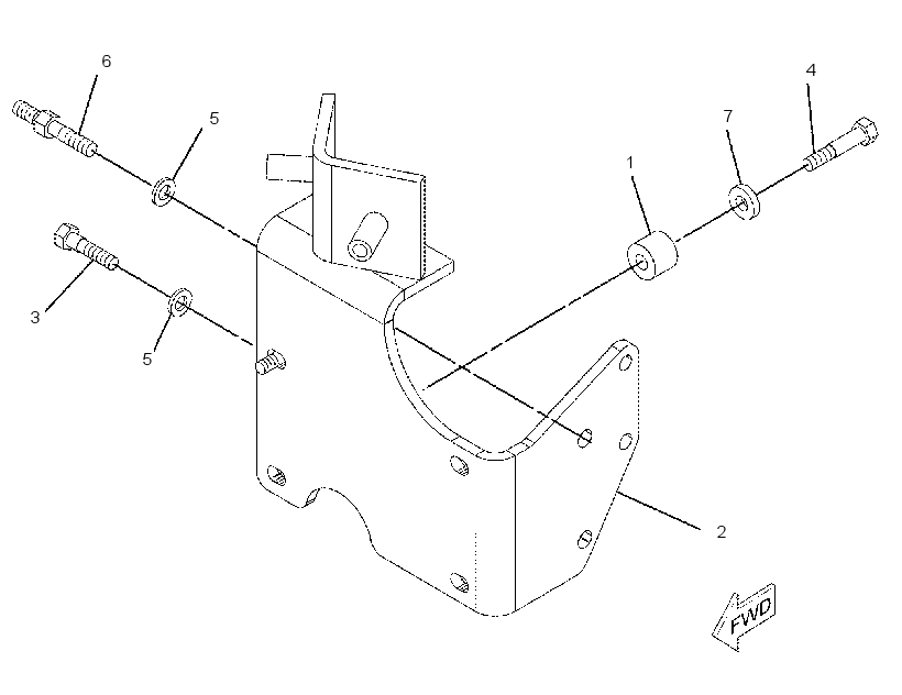 SUPPORT GP-BRACE 2498728 CAT