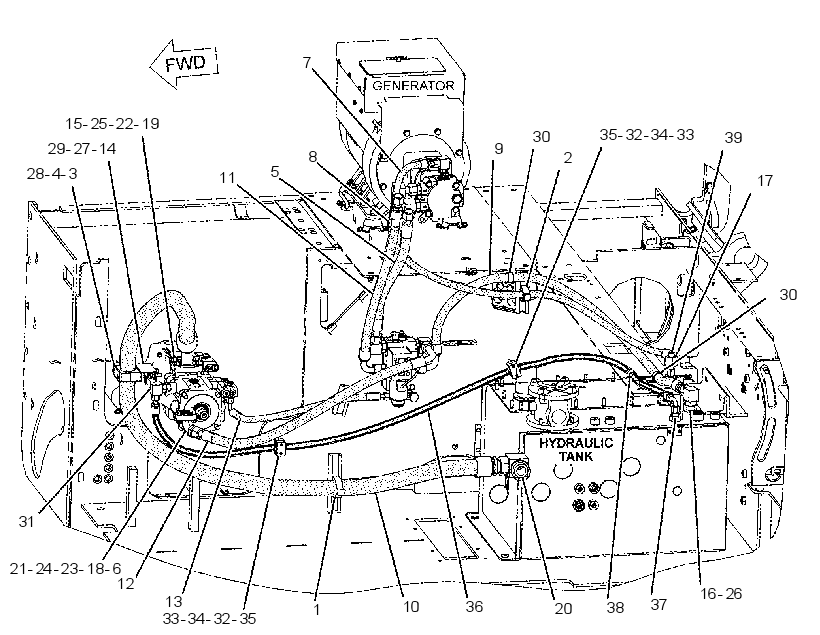 LINES GP-GENERATOR DRIVE 2406777 CAT
