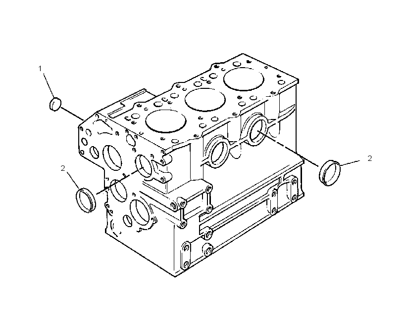 CYLINDER BLOCK GP-LONG 2467892 CAT