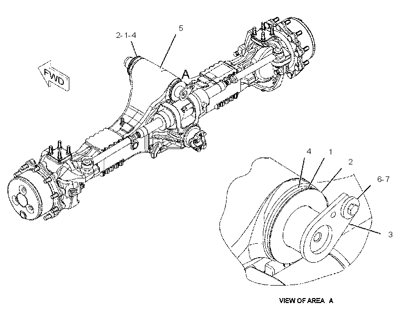 AXLE & MOUNTING GP 2358409 CAT