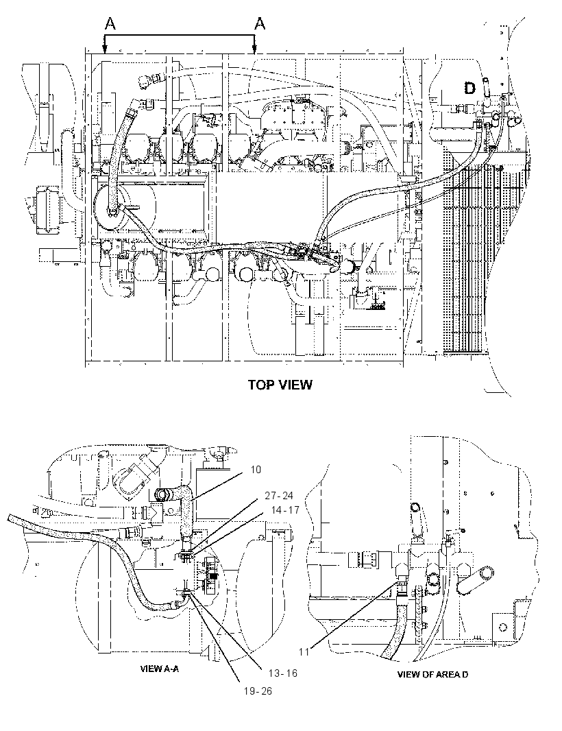 LINES GP-STARTING MOTOR 2038230 CAT