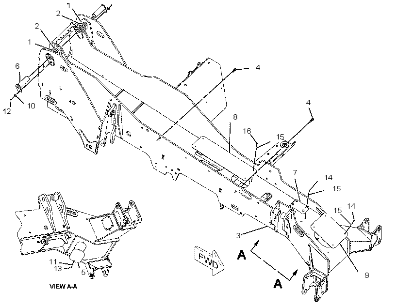 FRAME GP-MAIN 2354419 CAT