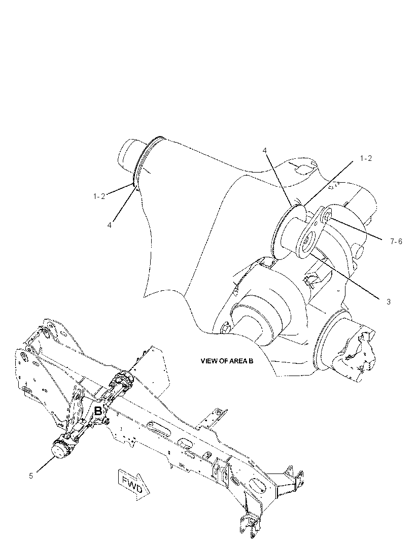 AXLE & MOUNTING GP 2358408 CAT