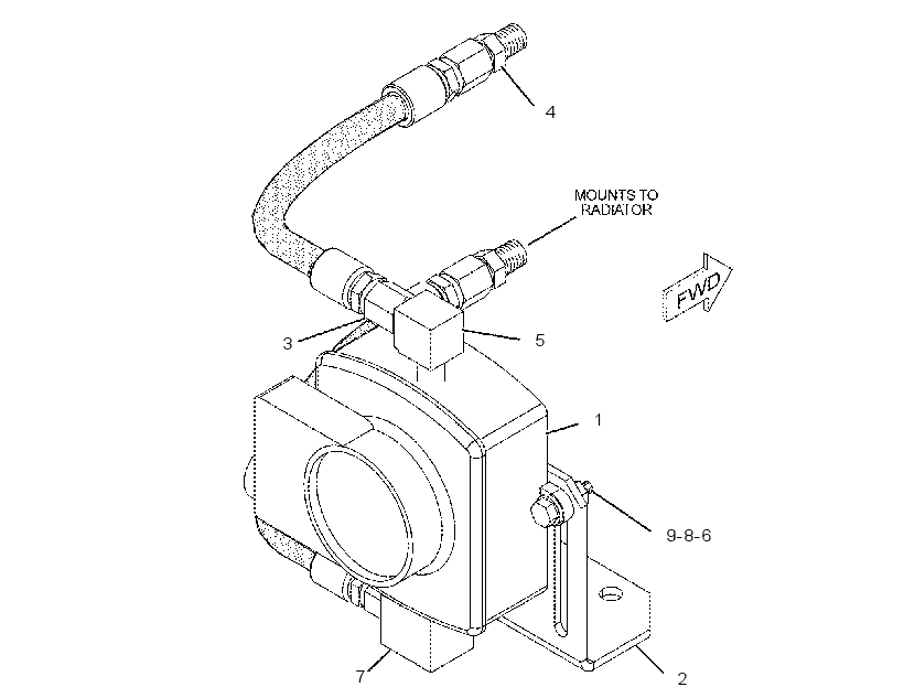 GAUGE GP-COOLANT LEVEL 2777056 CAT