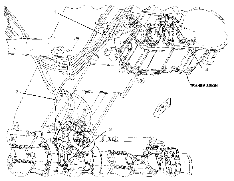 LINES GP-DIFFERENTIAL LOCK 2350839 CAT