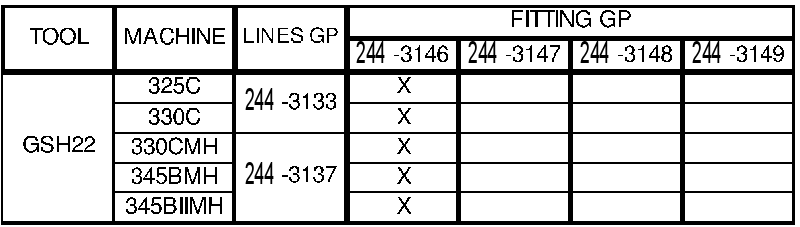 CHART-CONNECTING LINES 2552307 CAT