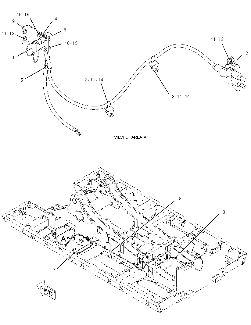 WIRING GP-AUX START RECEPTACLE 2341019 CAT