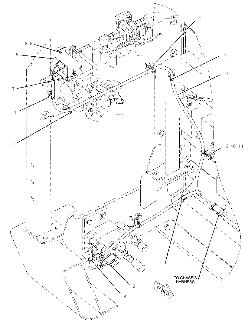 WIRING GP-COUNTERWEIGHT 2381548 CAT