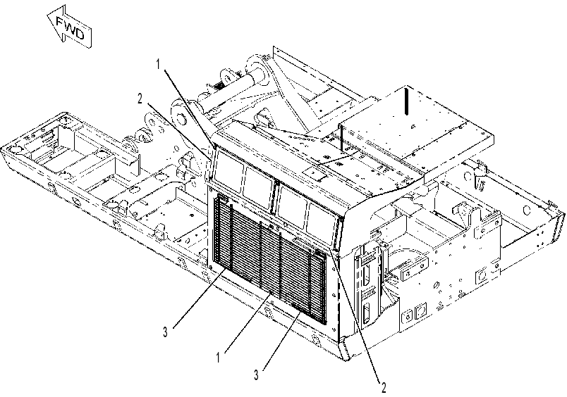 SCREEN GP-RADIATOR 2412299 CAT