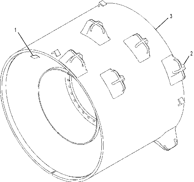 WHEEL AS-COMPACTOR 1288113 CAT