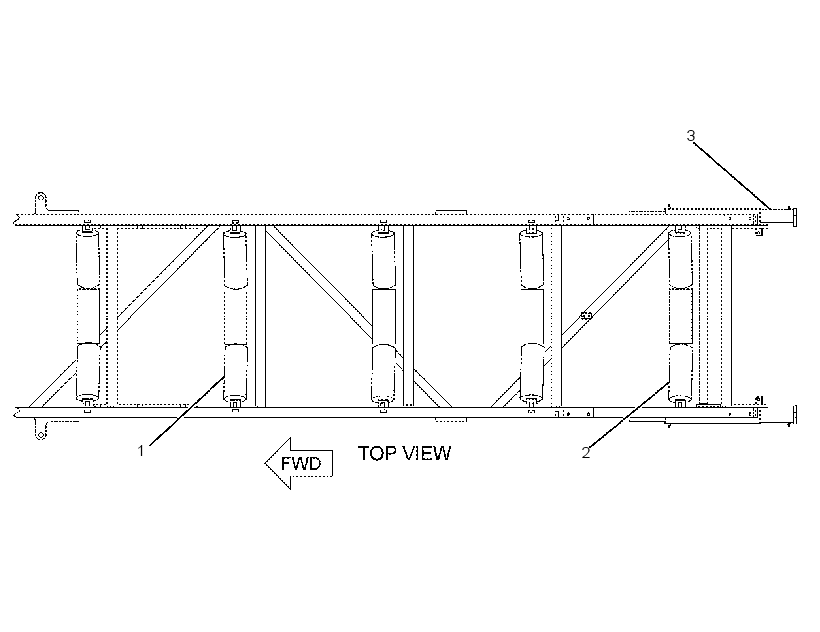 FRAME AS-CONVEYOR 1296354 CAT