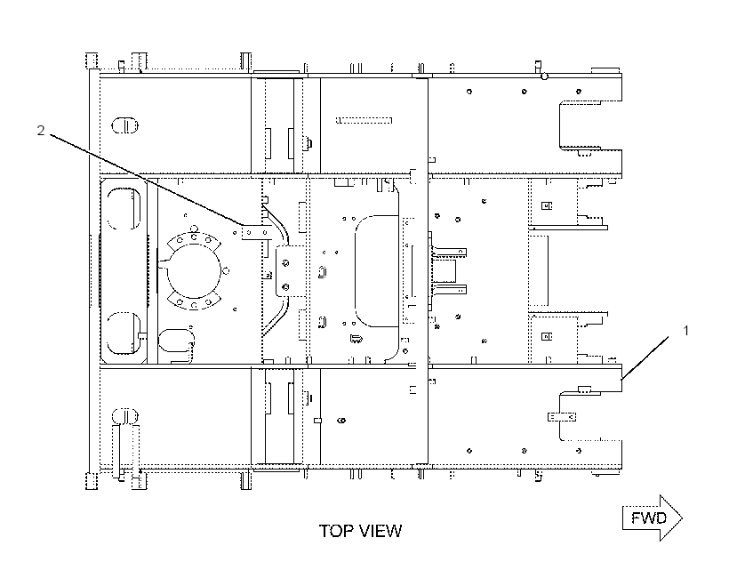 FRAME AS-LOADER 2468932 CAT