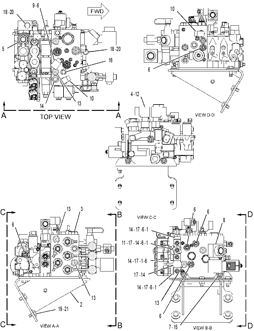 VALVE & MTG GP-COMBINATION 2503820 CAT
