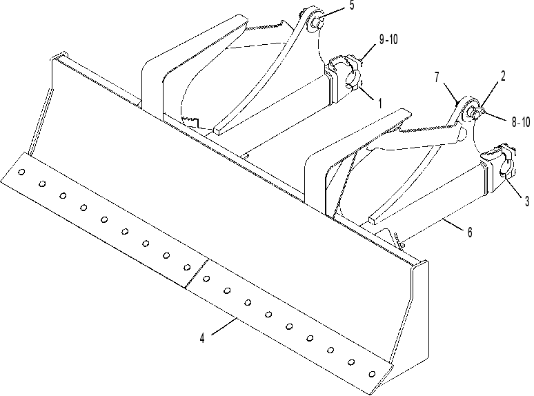 BLADE GP-DECKING 1431429 CAT