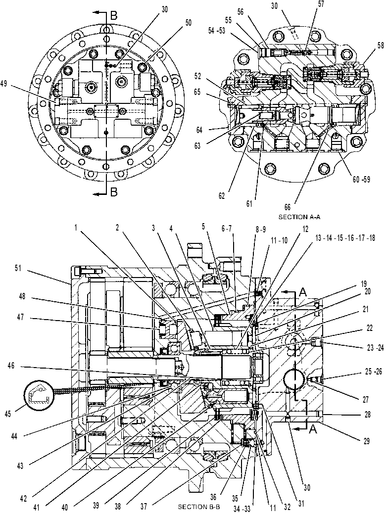 Бортовой редуктор 1912666 CAT