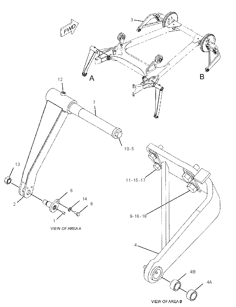 LINKAGE GP-ELEVATOR 2T0842 CAT