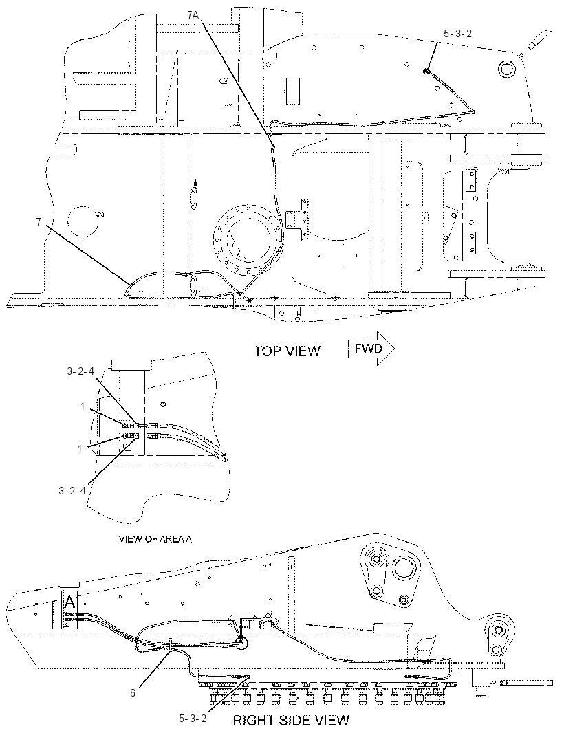Трубопроводы смазки 2371932 CAT