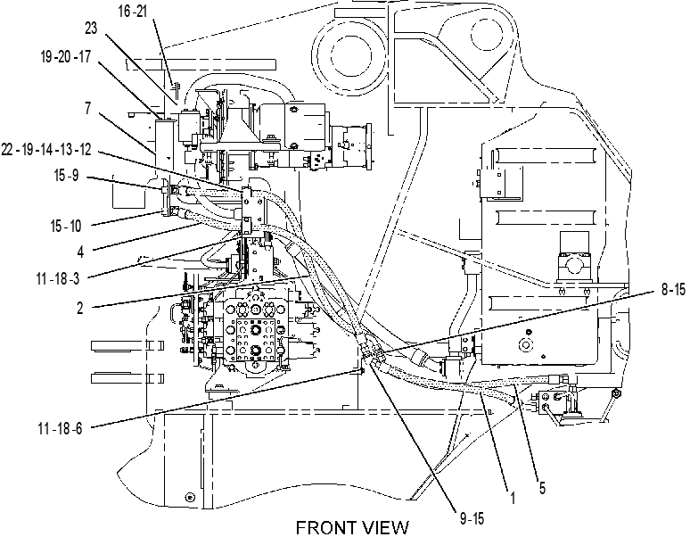 LINES GP-BRAKE COOLING 2447280 CAT
