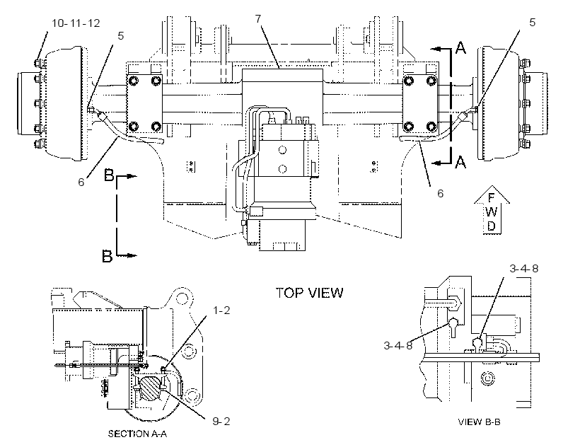 AXLE AR-REAR 1884934 CAT