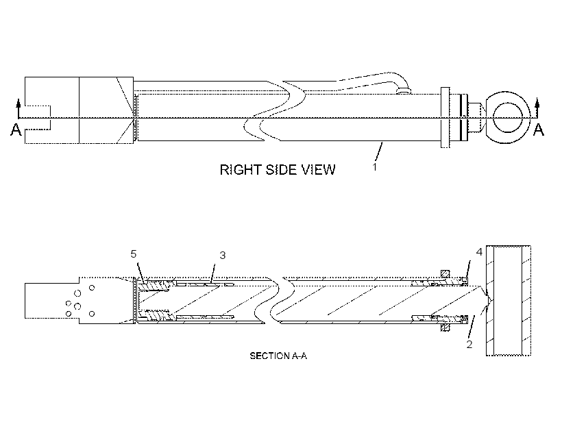 CYLINDER GP-TELESCOPING 2413157 CAT